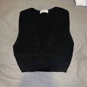 Babaton Sculpt Knit Deep V Tank